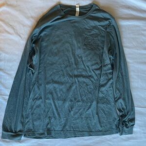 Men's Teal Long Sleeve Shirt
